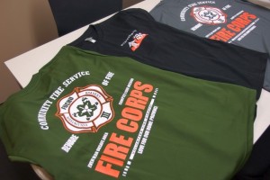 第45回東京都消防操法大会用のTシャツ